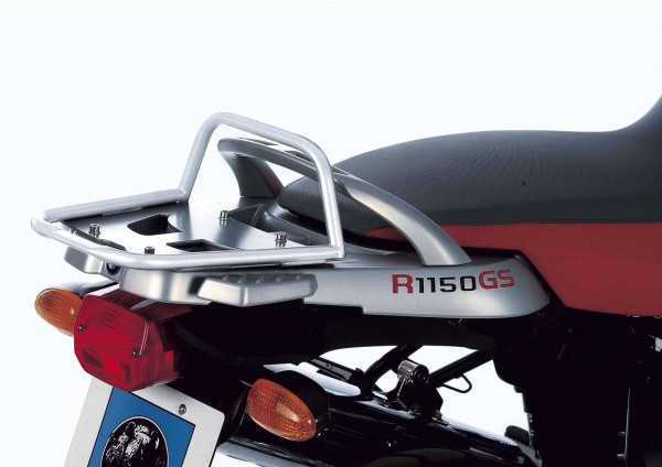 Tubular luggage rack top case carrier silver for BMW R 1150 GS Adventure (01-05) Hepco & Becker