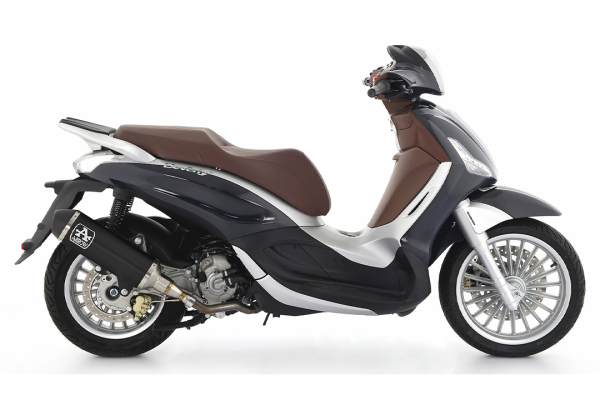 ARROW exhaust DARK URBAN for Piaggio Beverly 300 HPE (21-)