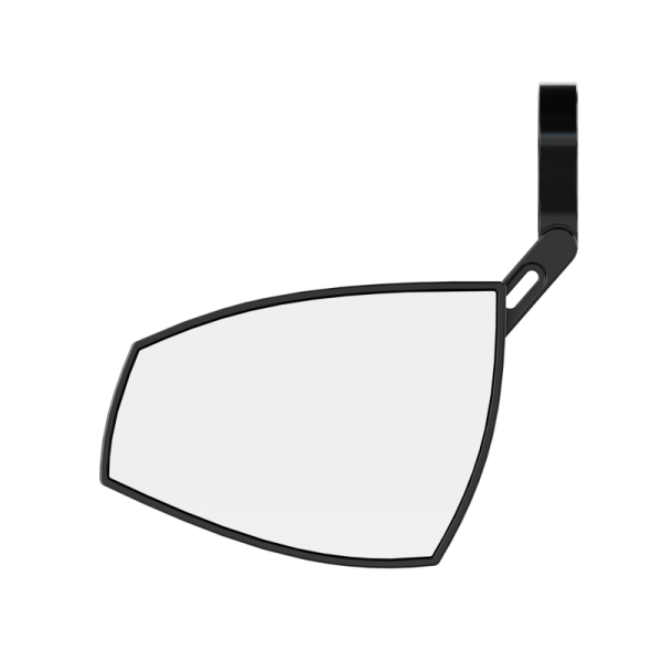 HIGHSIDER pro bar end mirror Wave black/silver (pair)