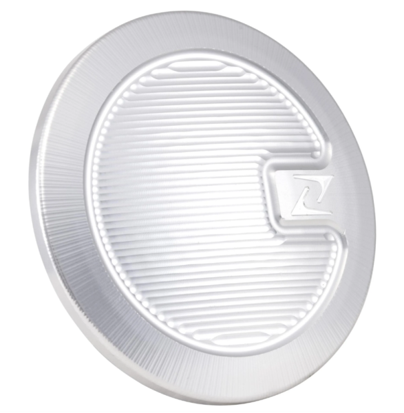 Dust cap brake drum / wheel hub front for Vespa, silver