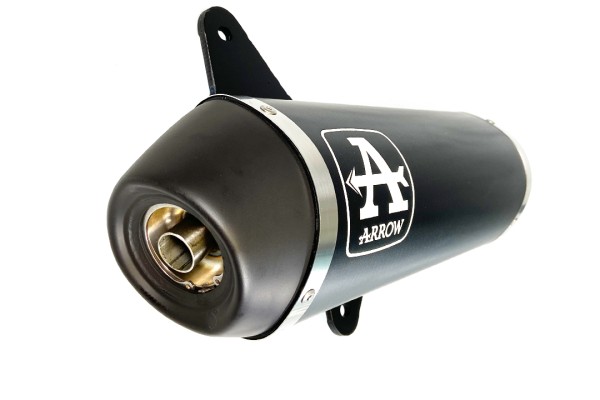 ARROW Auspuff DARK URBAN für Piaggio Vespa GTS125i / GTS300i 2008-2016