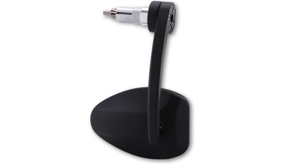 HIGHSIDER pro handlebar end mirror Ferrara 2 Evo Black (1pc)